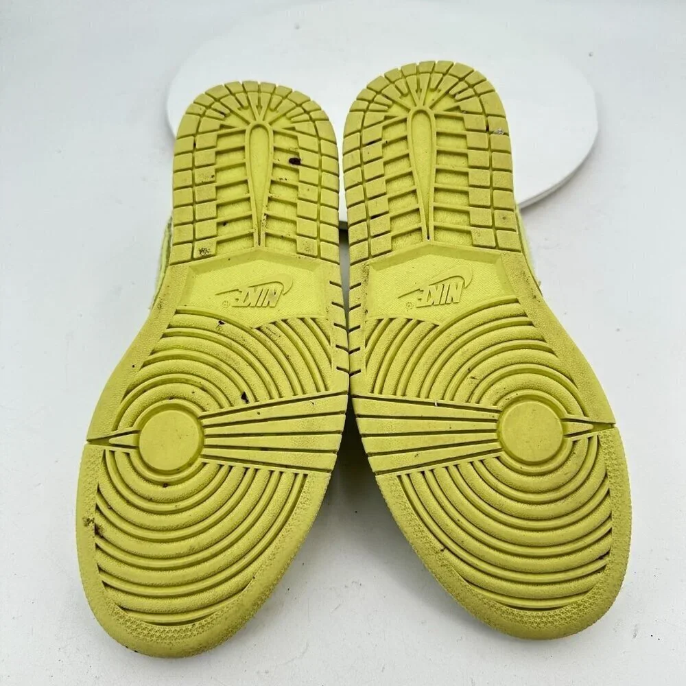 Nike Air Jordan 1 Low Women Size 8 DH9619-103 Limelight White Training Shoes